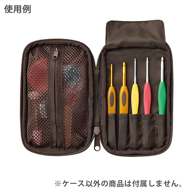 クロバー ジッパー付きかぎ針ケース(55-946) コンパクト 06Cq99_