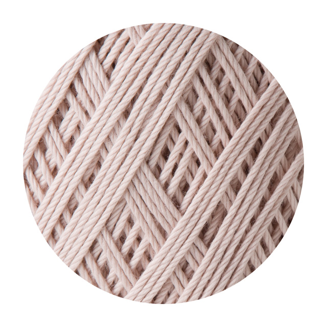 ダルマ(横田) レース糸 #20 5.ピンクベージュ 06Bn99_