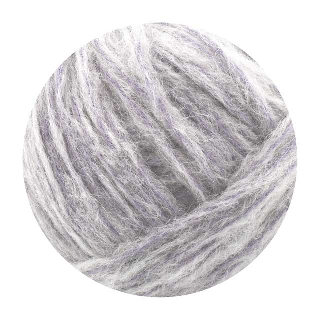 毛糸 ダルマ(横田) ギーク 7.ミルク×パープル 06Co99_