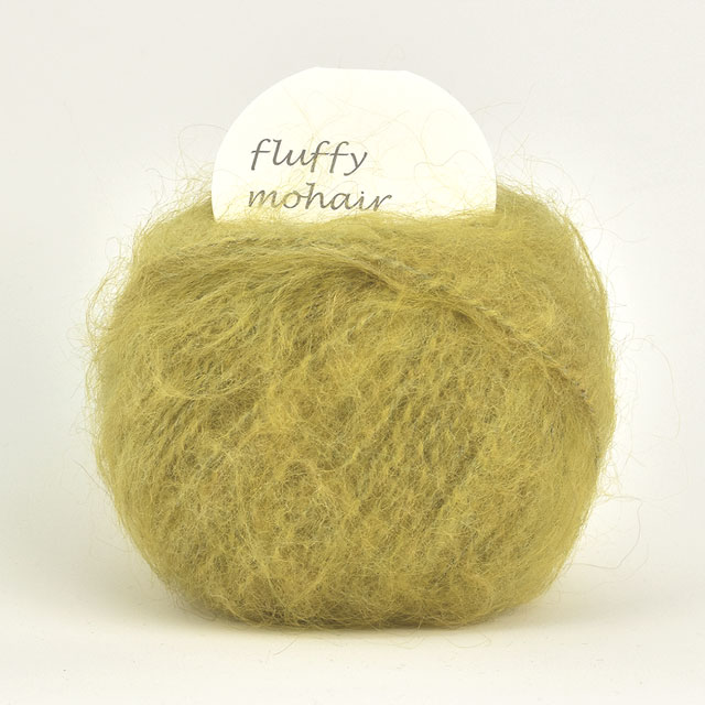 オリジナル毛糸 Daily fluffy mohair・フラッフィーモヘア 12.マスタード (M)_b1j