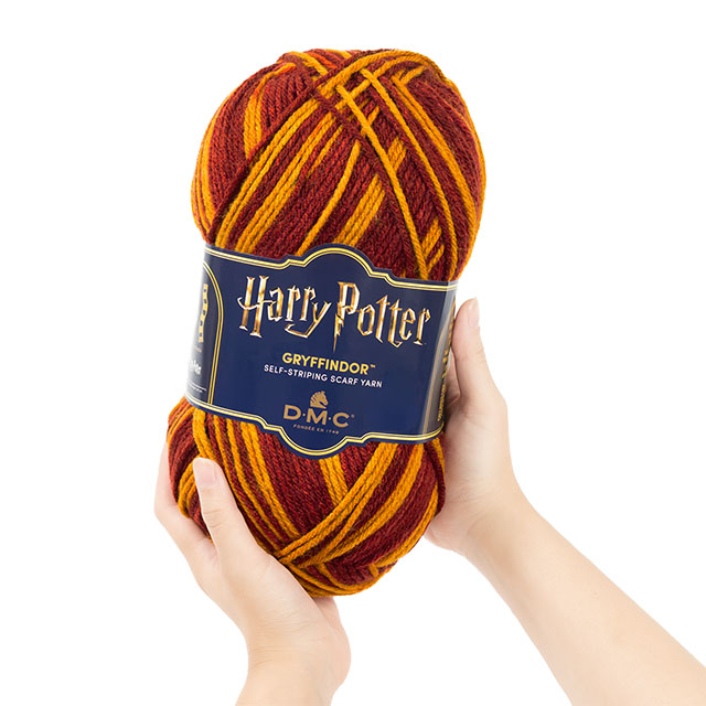 毛糸 DMC Harry Potter SELF-STRIPING SCARF YARN ハリー・ポッター セルフストライピング スカーフ ヤーン(8165HP) 301.GRYFFINDOR 06Co99j