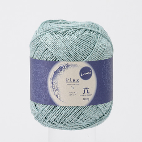 手編み糸 ハマナカ フラックスK ラメ 100 色番656 (M)_b1_