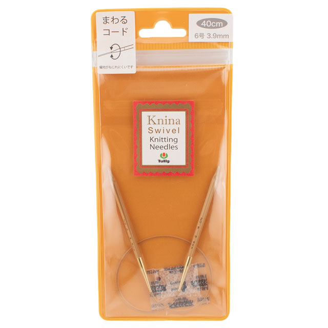 Tulip-チューリップ- ニーナ スイベル ニッティング ニードルズ 竹輪針(KKJA-4039) 40cm/6号 06Bq33_