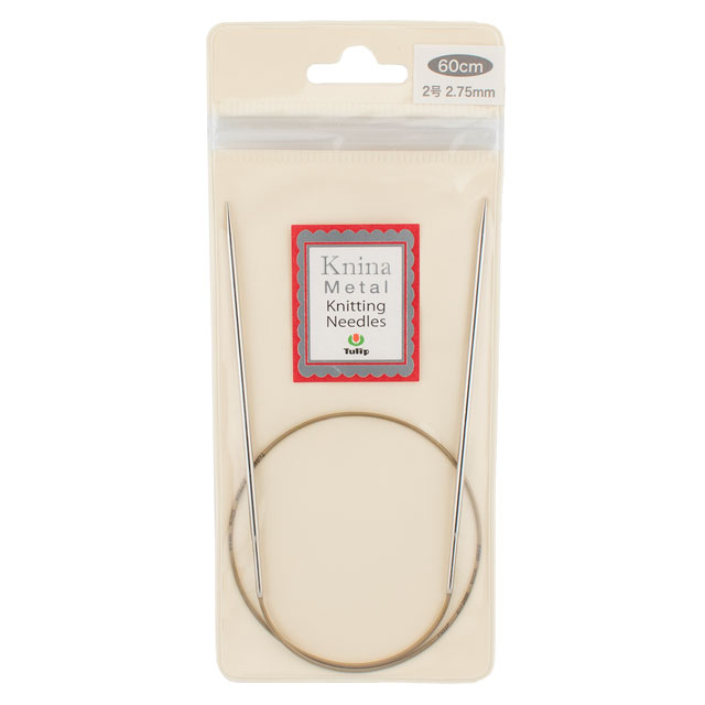Tulip-チューリップ- ニーナ メタル ニッティング ニードルズ 輪針(KMJA-60275) 60cm/2号 06Bq33_