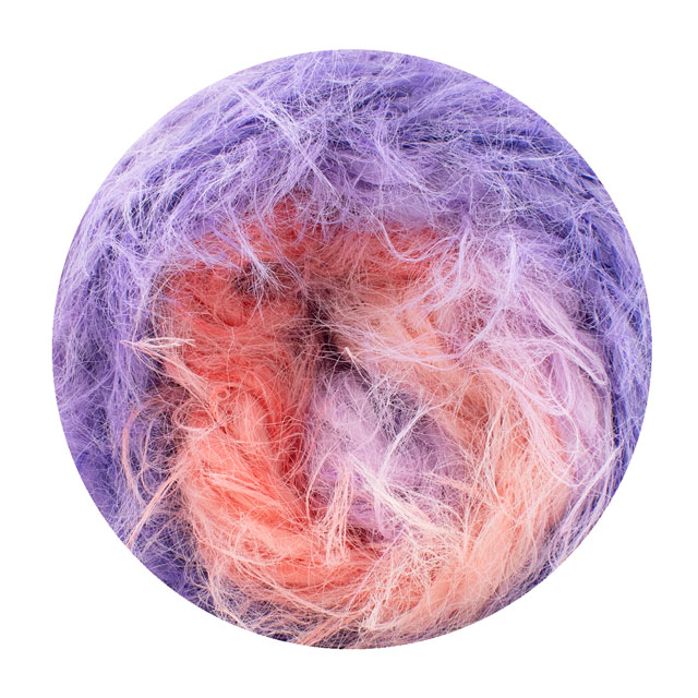 毛糸 LANA GROSSA-ラナグロッサ- Basta Mista・ バスタ ミスタ 105.サーモン/パウダーピンク/ライラック/ブルーパープル/バイオレット 06Co99_