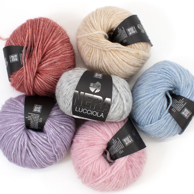 毛糸 LANA GROSSA-ラナグロッサ- NERA LUCCIOLA・ネラ ルッチョラ 14.薄いライラック 06Co99_