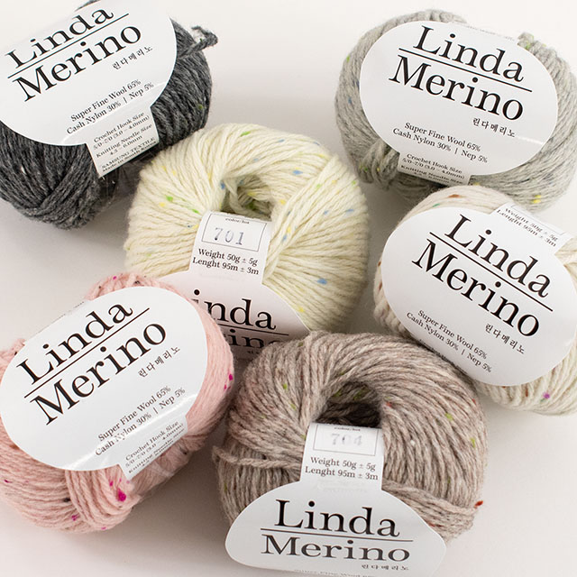 毛糸 Linda Merino・リンダメリノ 706.ピンク 06Co99_