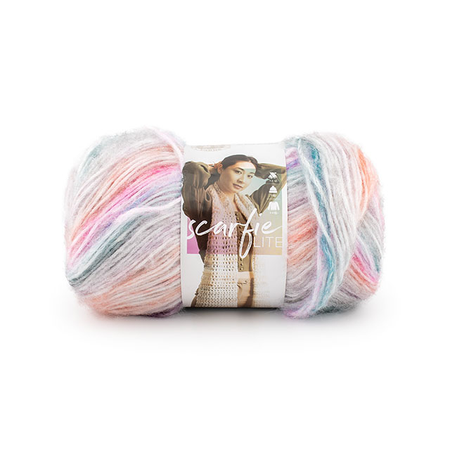 毛糸 Lion Brand Yarn-ライオンブランドヤーン- SCARFIE LITE・スカーフィー ライト(827) 602G.Sunset 06Co99_