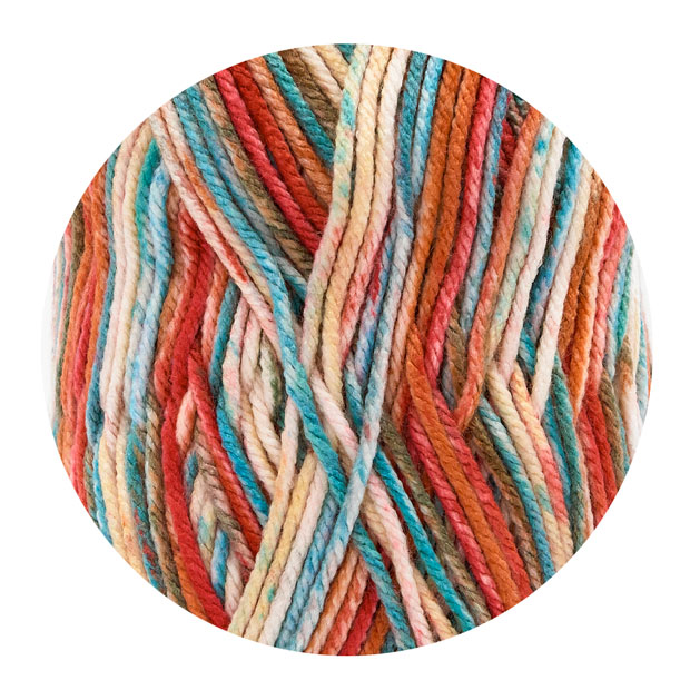 毛糸 エブリデイストライププリント(N-118) 色番603 06Co99_