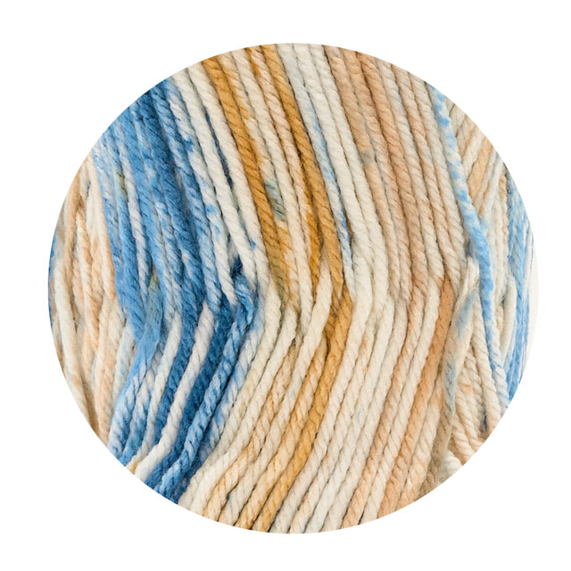 毛糸 エブリデイストライププリント(N-118) 色番605 06Co99_