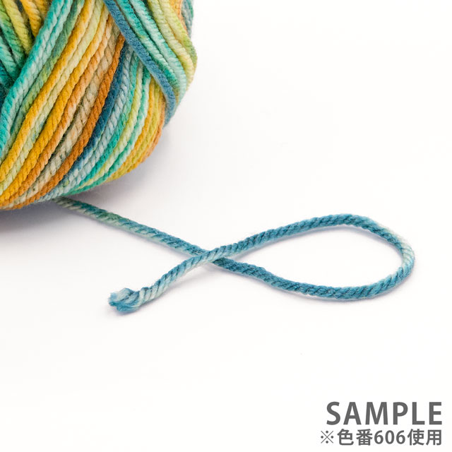 毛糸 エブリデイストライププリント(N-118) 色番605 06Co99_