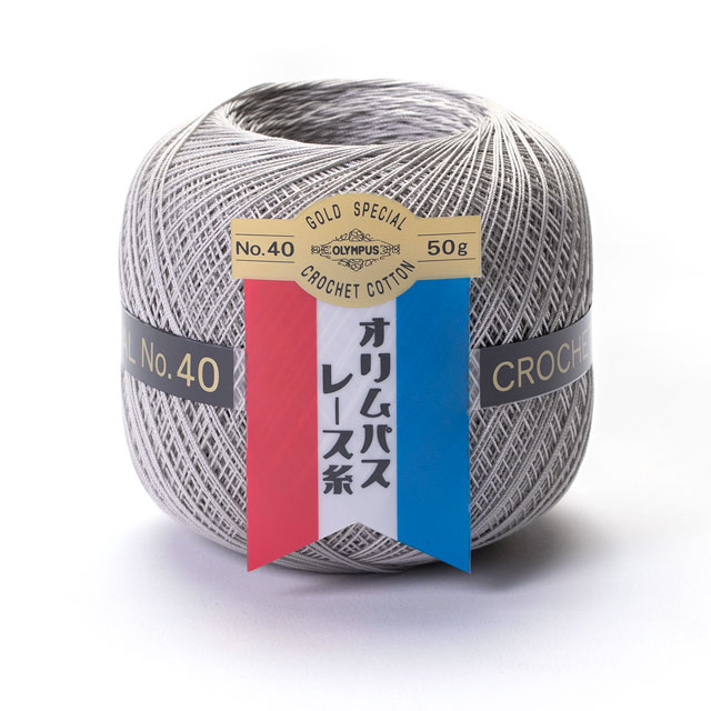 レース糸 オリムパス 金票 ＃40 50ｇ 色番101 (M)_b1_ オカダヤ(okadaya) 布・生地、毛糸、手芸用品の専門店