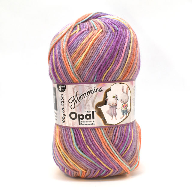毛糸 Opal-オパール- メモリーズ 4ply/4本撚り 11007.初恋 (M)_