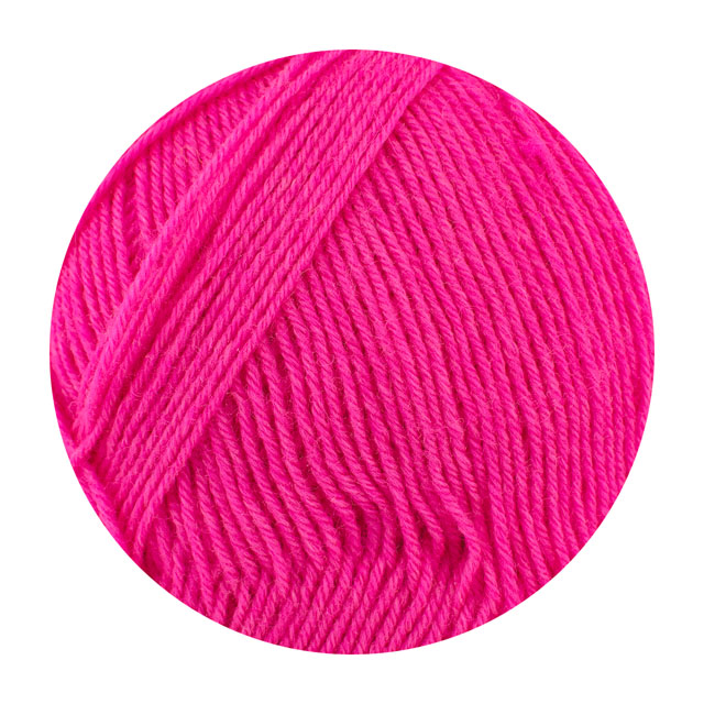 毛糸 Opal-オパール- 単色 4ply/4本撚り 100g巻 2010.ネオンピンク 06Co99j