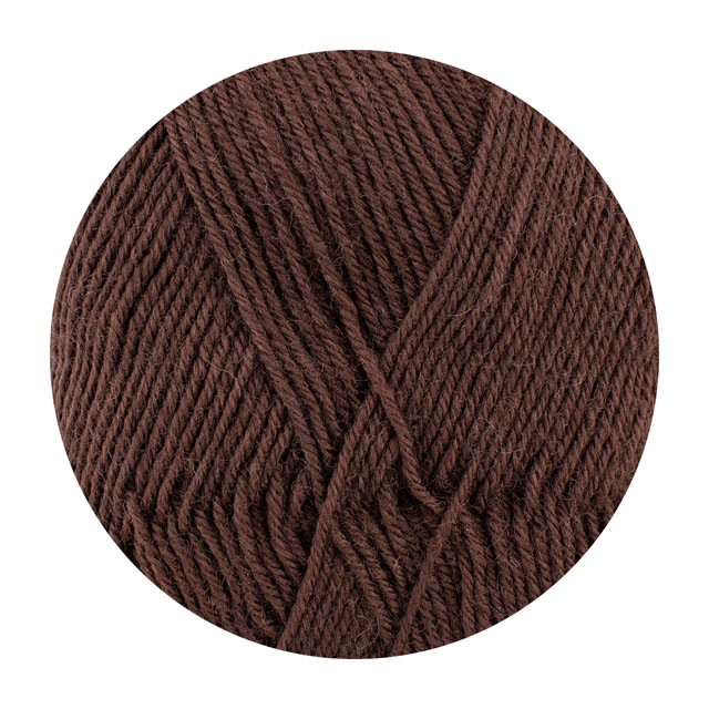 毛糸 Opal-オパール- 単色 4ply/4本撚り 100g巻 5192.ブラウン 06Co99j