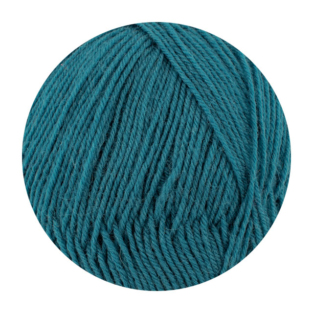 毛糸 Opal-オパール- 単色 4ply/4本撚り 100g巻 9934.青緑 06Co99j