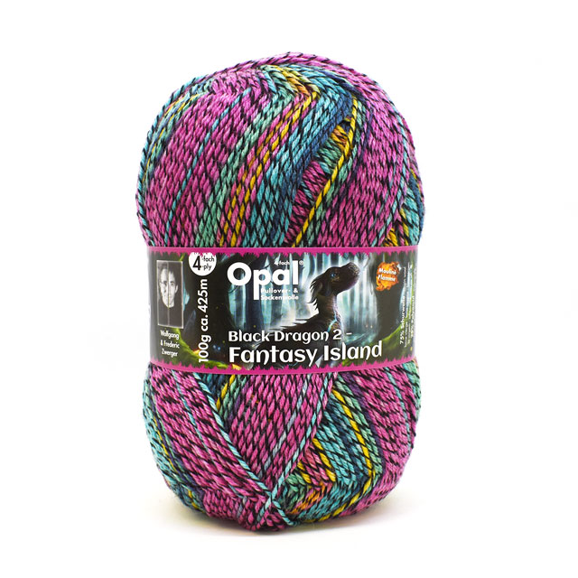 超新作】 opal オパール毛糸 1玉 4ply ブラックドラゴン