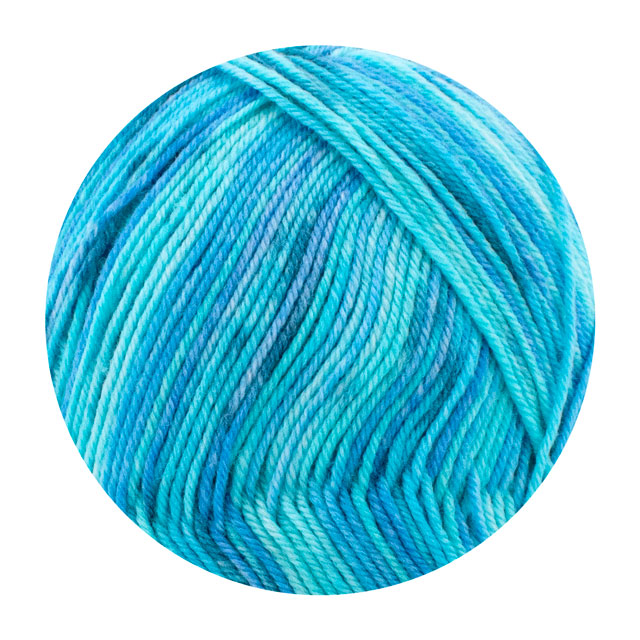 毛糸 Opal-オパール- ファインメリノウール2 4ply/4本撚り 11633.空色メリノ 06Co99j