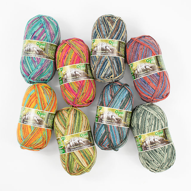毛糸 Opal-オパール- シャーフパーテ18 4ply/4本撚り 11671.ピア 06Co99j