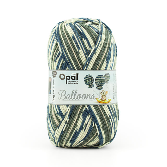 毛糸 Opal-オパール- バルーン 4ply/4本撚り 11702.バルーンマウス 06Co99_