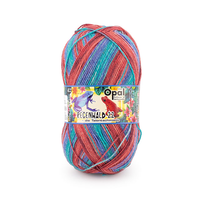 毛糸 Opal-オパール- レーゲンヴァルト22 4ply/4本撚り 11727.川辺の歌い手 06Co99j