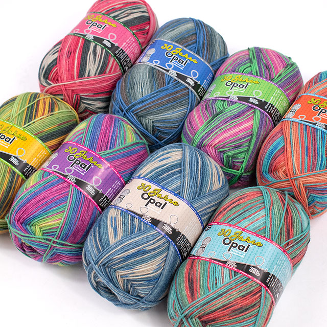 毛糸 Opal-オパール- 30周年記念 4ply/4本撚り 11746.毛糸アート 06Co99j