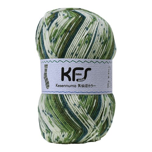 毛糸 Opal-オパール- 気仙沼カラー KFS108.森/グリーン系マルチカラー (M)_b1j