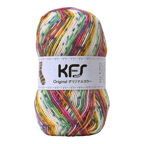 毛糸 Opal-オパール- オリジナルカラー KFS125.遊園地/ピンク・イエロー系マルチカラー (M)_b1j