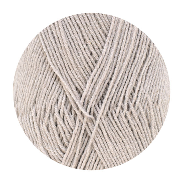 毛糸 Opal-オパール- KFSコットン 単色 4ply/4本撚り 100g巻 KFS213.コットングレー (M)_b1j