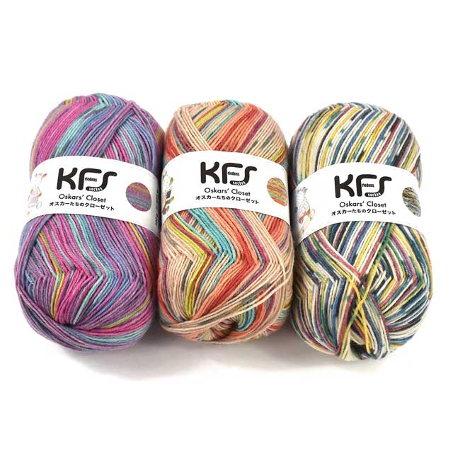 毛糸 Opal-オパール- KFS オスカーたちのクローゼット 4ply/4本撚り KFS282.パジャマパーティー 06Co99j
