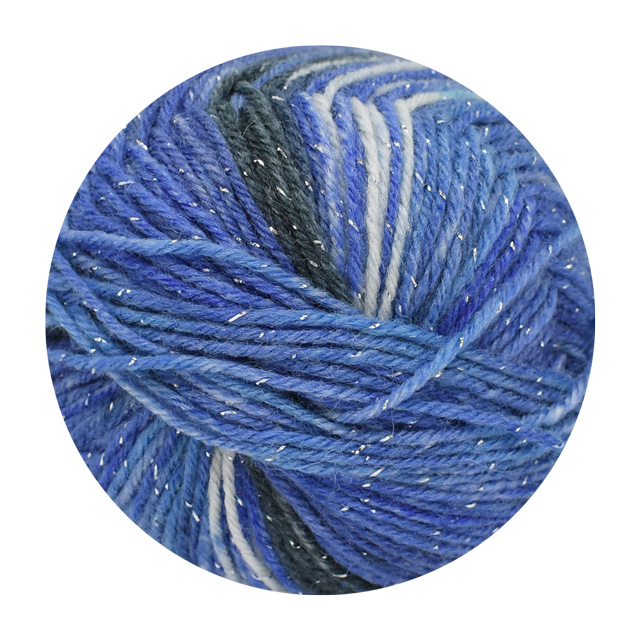 毛糸 Opal-オパール- 気仙沼カラー 4ply/4本撚り KFS907.月夜の海/ブルー系 06Co99j