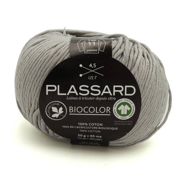 手編み糸 Plassard-プラッサー- BIOCOLOR・ビオカラー 色番10 (M)_b1j