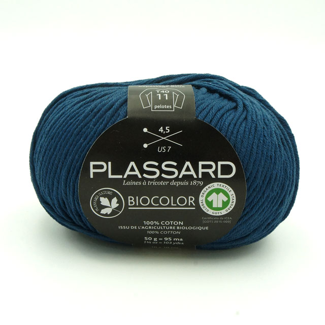 手編み糸 Plassard-プラッサー- BIOCOLOR・ビオカラー 色番23 (M)_b1j