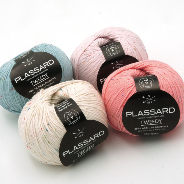 手編み糸 Plassard-プラッサー- TWEEDY・ツイーディー 色番20 (M)_b1_