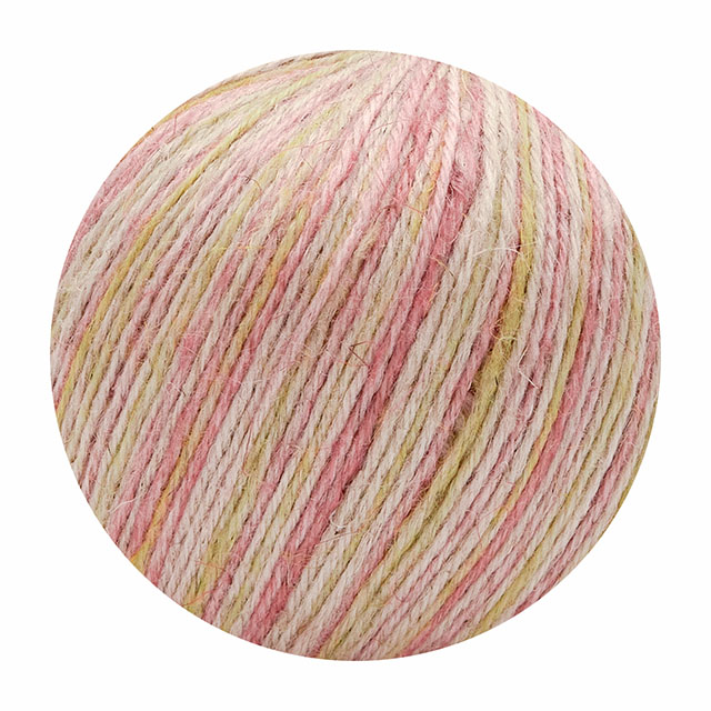 毛糸 Rosarios4-ロザリオス4- Alvor Print・アルヴォルプリント 61.Rosa e Amarelo 06Co99_