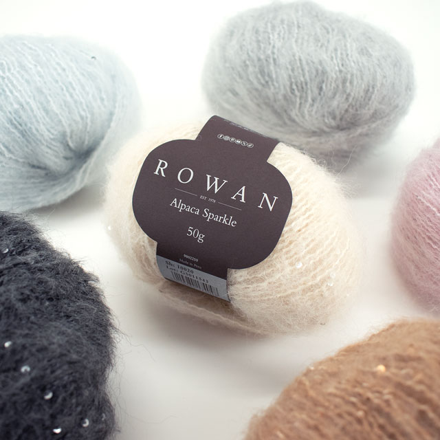 毛糸 ROWAN-ローワン- Alpaca Sparkle・アルパカスパークル(9802250) 23.Arctic 06Co99j