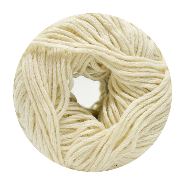 手編み糸 スキー コットンシルク 色番401 (M)_b1_