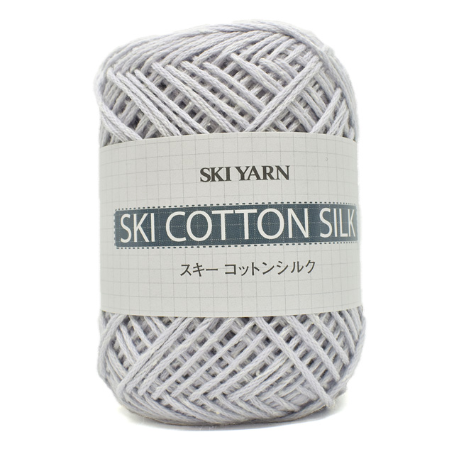 手編み糸 スキー コットンシルク 色番414 (M)_b1_