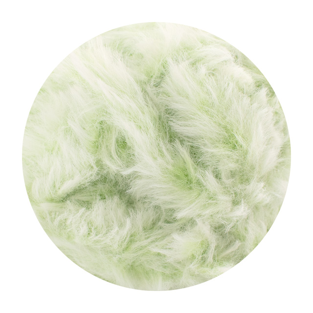 毛糸 スキー ルビーエコファー 383.ホワイトグリーン 06Co99_