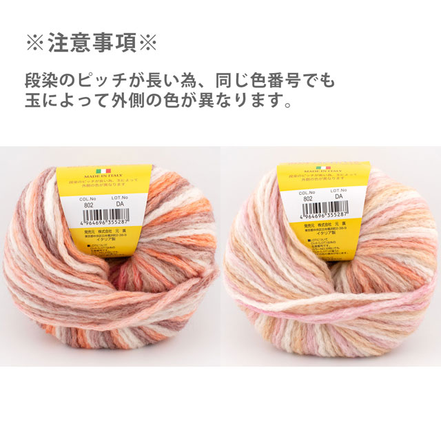 毛糸 スキー カテーナマルチカラー 色番802 06Co99_