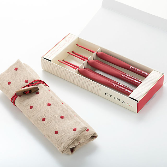 Tulip-チューリップ- エティモ レッド クッショングリップ付きかぎ針セット(TED-001) 06Cq99_