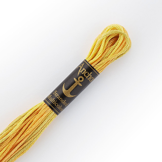 刺しゅう材料 Anchor-アンカー- 刺繍糸 25番 マルチカラー（342101） 色番1305 (H)_5a_