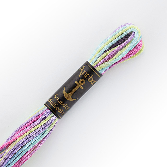刺しゅう材料 Anchor-アンカー- 刺繍糸 25番 マルチカラー（342101） 色番1335 (H)_5a_