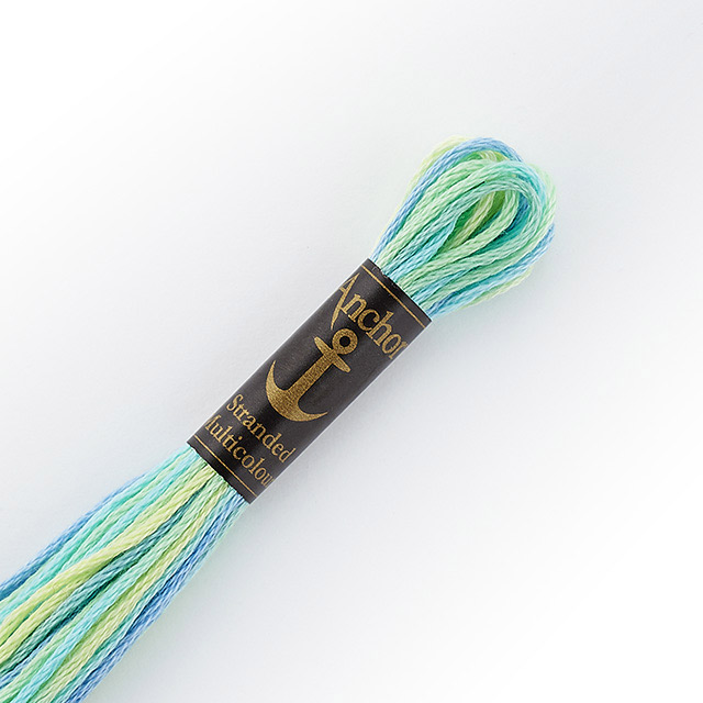 刺しゅう材料 Anchor-アンカー- 刺繍糸 25番 マルチカラー（342101） 色番1345 (H)_5a_