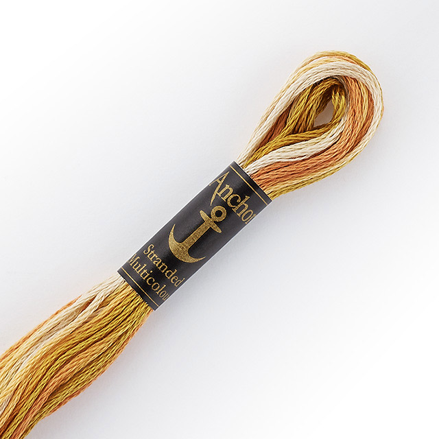 刺しゅう材料 Anchor-アンカー- 刺繍糸 25番 マルチカラー（342101） 色番1385 (H)_5a_