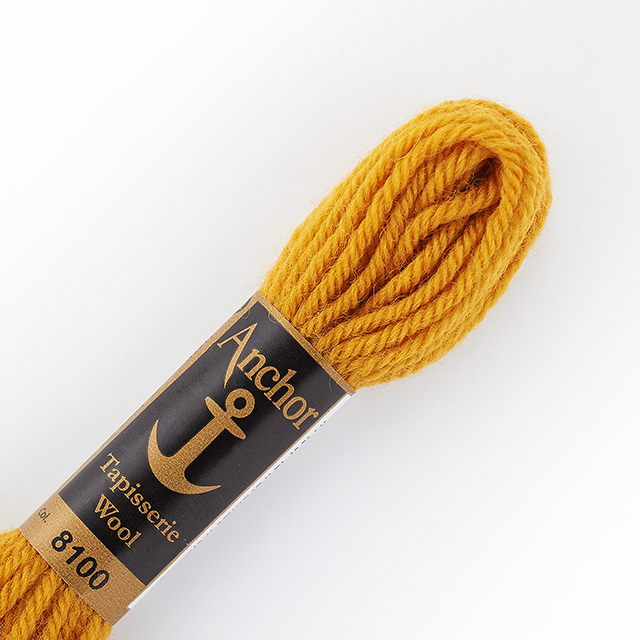 刺しゅう材料 Anchor-アンカー- タピセリーウール/ウール刺繍糸（342301） 色番8100 (H)_5a_