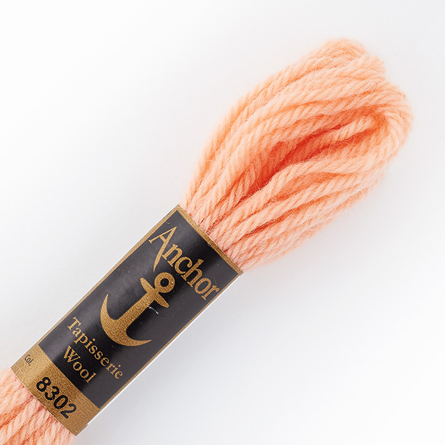 刺しゅう材料 Anchor-アンカー- タピセリーウール/ウール刺繍糸（342301） 色番8302 (H)_5a_
