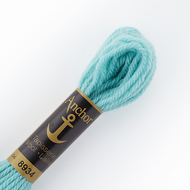 刺しゅう材料 Anchor-アンカー- タピセリーウール/ウール刺繍糸（342301） 色番8934 (H)_5a_