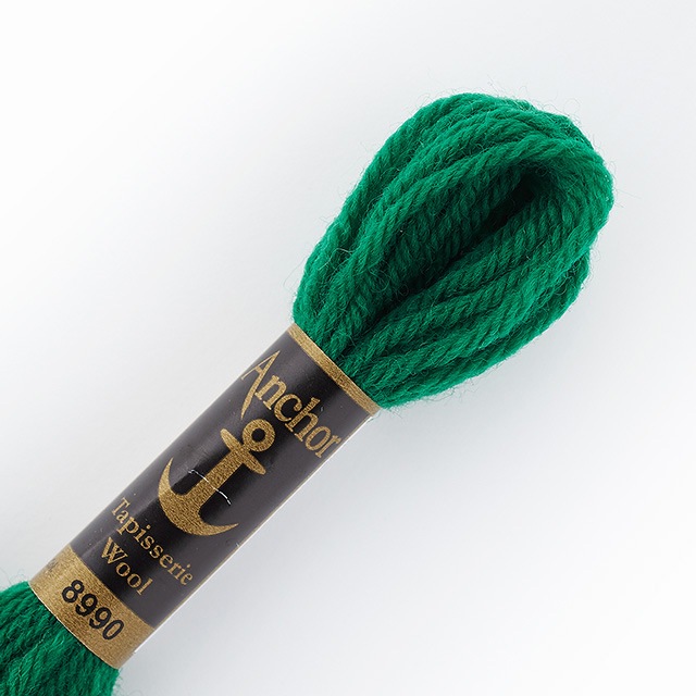 刺しゅう材料 Anchor-アンカー- タピセリーウール/ウール刺繍糸（342301） 色番8990 (H)_5a_