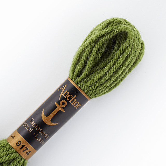 刺しゅう材料 Anchor-アンカー- タピセリーウール/ウール刺繍糸（342301） 色番9174 06Bg99_
